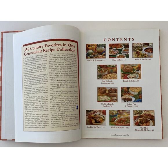 Best of Country Cooking 2002 and 2003 Hardcover Books Lot of 2 - Picture 7 of 16
